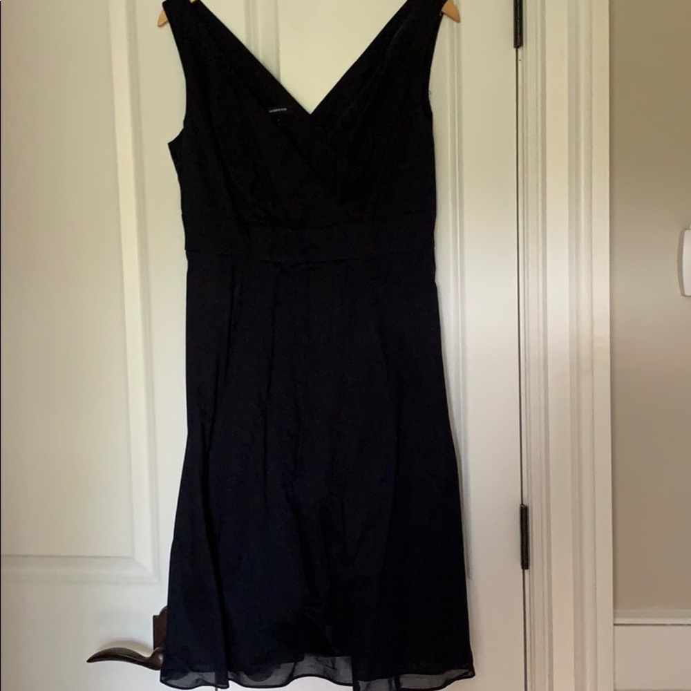 Lands End Navy Cocktail Dress